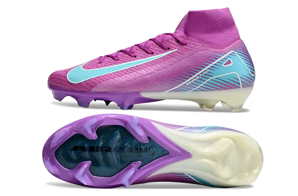 Nike Air Zoom Mercurial Superfly 10 Elite FG - Pink/Cool Blue/Purple Mist