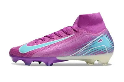 Nike Air Zoom Mercurial Superfly 10 Elite FG - Pink/Cool Blue/Purple Mist