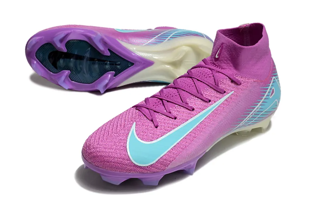 Nike Air Zoom Mercurial Superfly 10 Elite FG - Pink/Cool Blue/Purple Mist