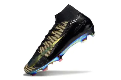 Nike Air Zoom Mercurial Superfly 10 Elite FG - Black/Iridescent Gold/Iridescent Purple