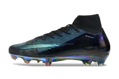 Nike Air Zoom Mercurial Superfly 10 Elite FG - Black/Iridescent Blue/Iridescent Orange