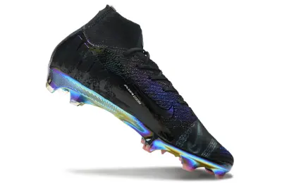 Nike Air Zoom Mercurial Superfly 10 Elite FG - Black/Iridescent Blue/Iridescent Orange