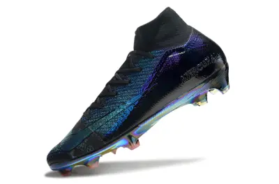 Nike Air Zoom Mercurial Superfly 10 Elite FG - Black/Iridescent Blue/Iridescent Orange
