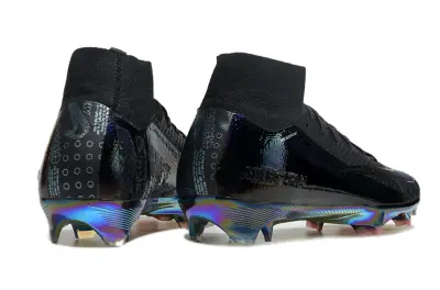 Nike Air Zoom Mercurial Superfly 10 Elite FG - Black/Iridescent Blue/Iridescent Orange