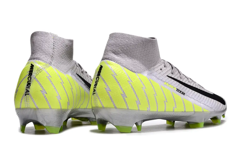 Nike Air Zoom Mercurial Superfly 10 Elite FG - Gray/Volt Yellow/Black
