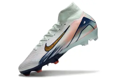 Nike Air Zoom Mercurial Superfly 10 Elite FG - White/Mint Green/Pink Peach