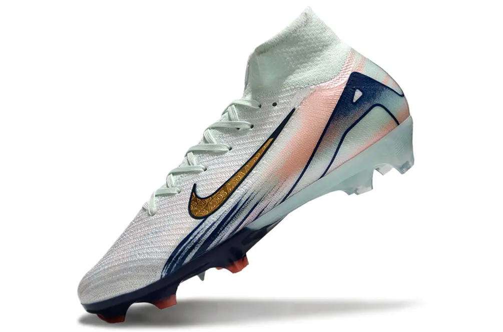 Nike Air Zoom Mercurial Superfly 10 Elite FG - White/Mint Green/Pink Peach