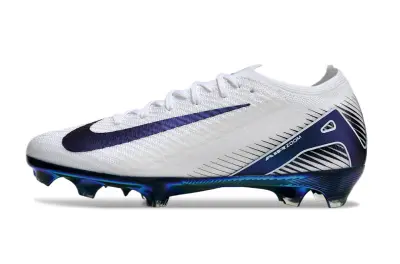 Nike Air Zoom Mercurial Vapor 16 Elite FG - White/Navy Blue/Golden Yellow