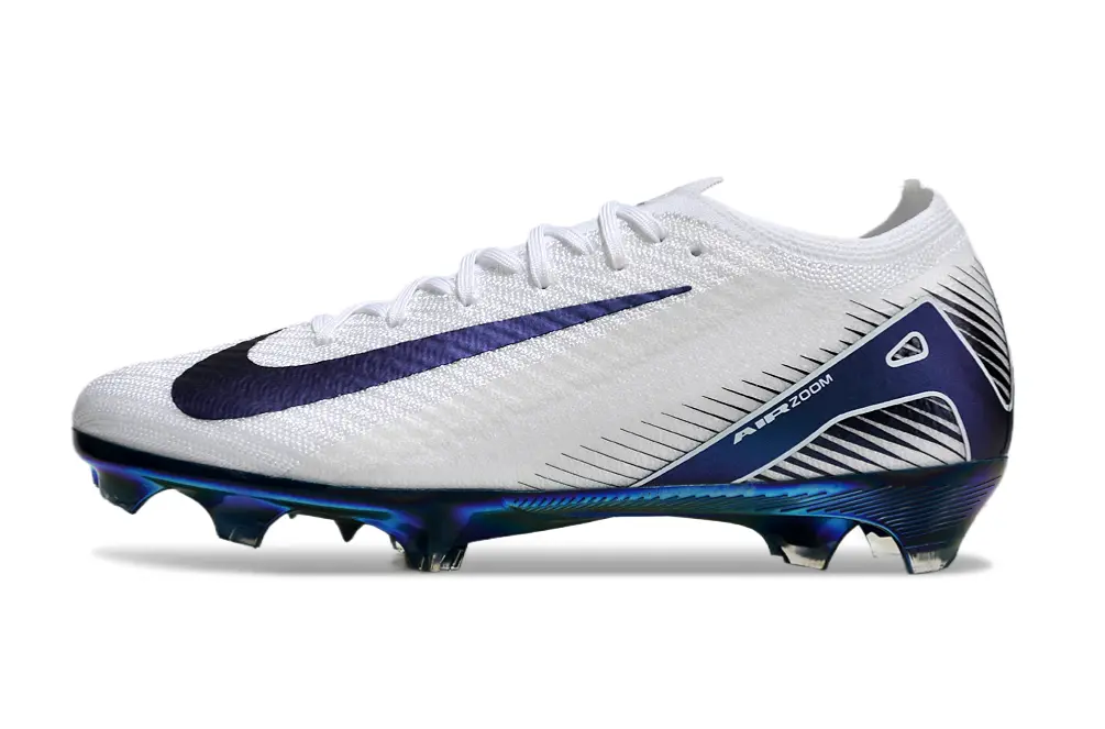 Nike Air Zoom Mercurial Vapor 16 Elite FG - White/Navy Blue/Golden Yellow