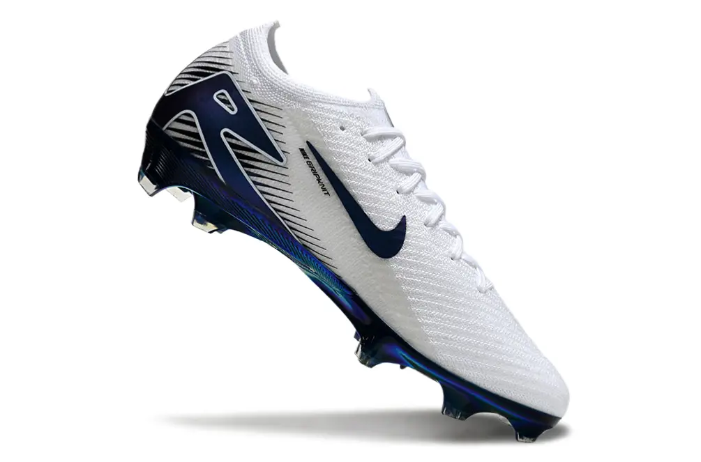 Nike Air Zoom Mercurial Vapor 16 Elite FG - White/Navy Blue/Golden Yellow