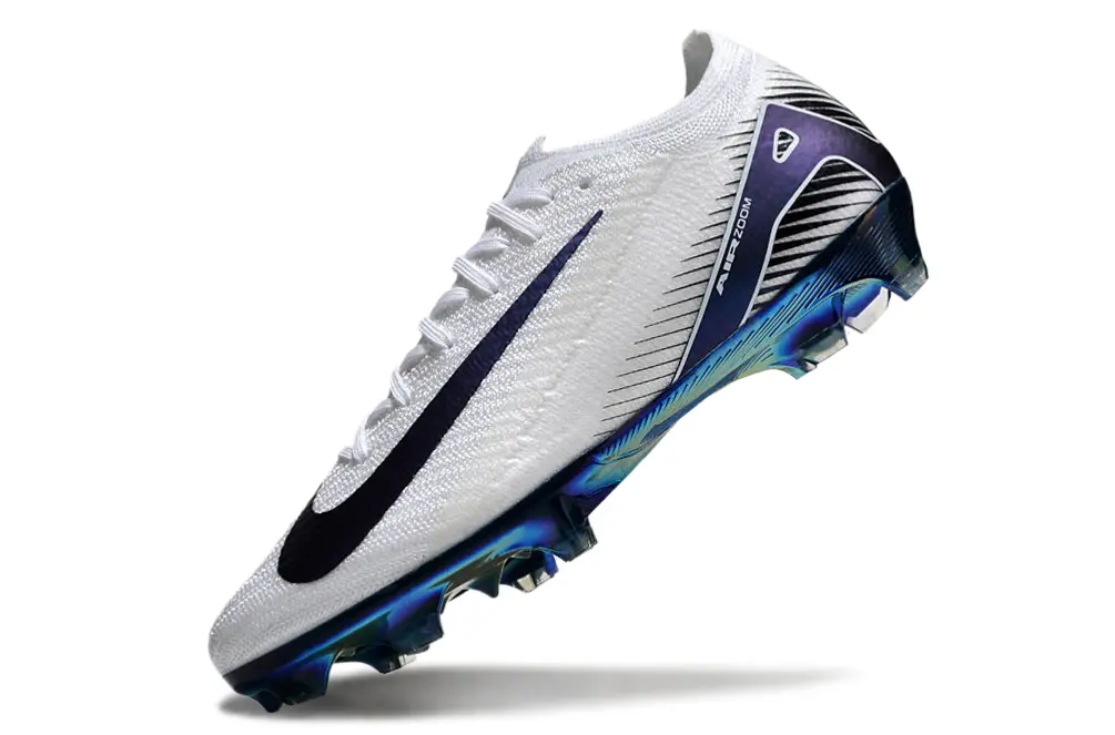 Nike Air Zoom Mercurial Vapor 16 Elite FG - White/Navy Blue/Golden Yellow