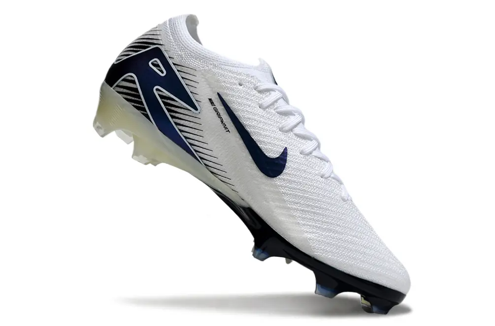 Nike Air Zoom Mercurial Vapor 16 Elite FG - White/Navy Blue/Light Blue