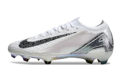 Nike Air Zoom Mercurial Vapor 16 Elite FG - White/Dazzling Silver/Jet Black