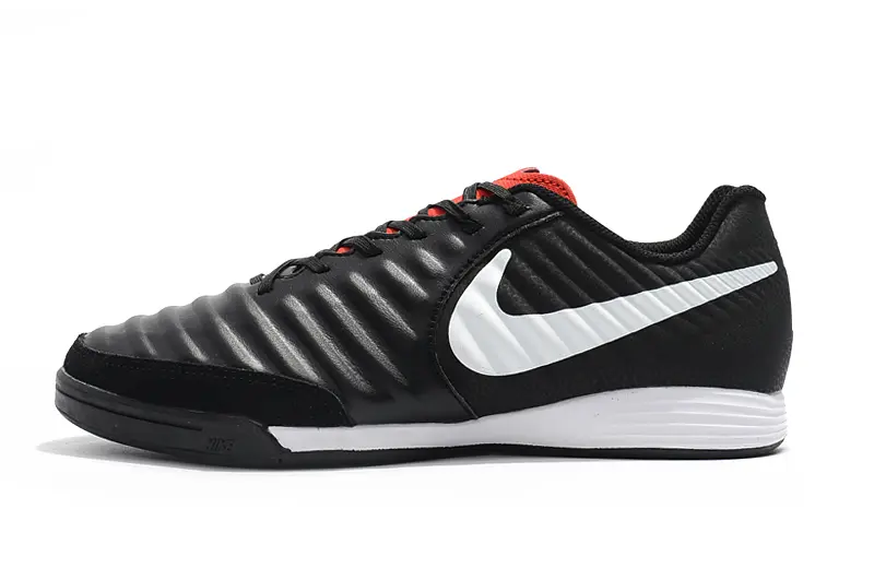 Nike Tiempo Ligera IV IC - Black/Charcoal Black/Crimson Red