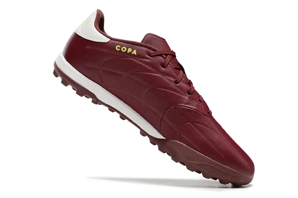 Adidas Copa Pure 3 TF - Burgundy/Lime Green/White