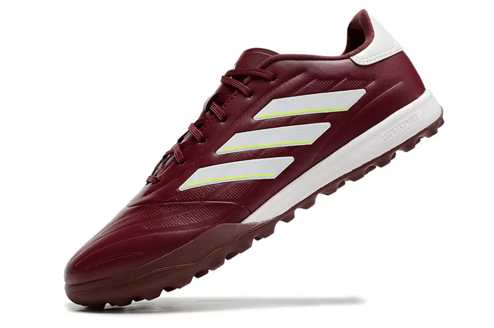 Adidas Copa Pure 3 TF - Burgundy/Lime Green/White