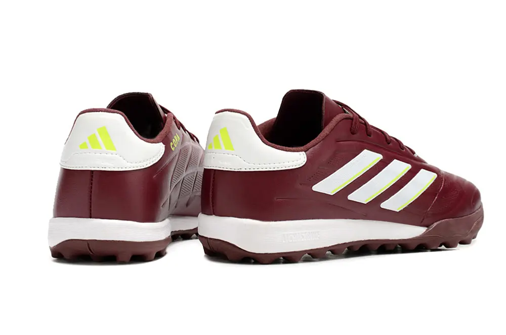 Adidas Copa Pure 3 TF - Burgundy/Lime Green/White