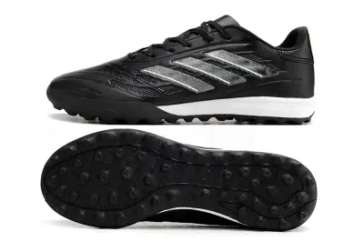 Adidas Copa Pure 3 TF - Black/Silver Stripes/White Sole