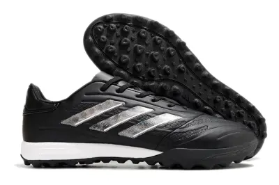 Adidas Copa Pure 3 TF - Black/Silver Stripes/White Sole