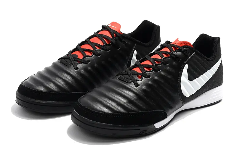 Nike Tiempo Ligera IV IC - Black/Charcoal Black/Crimson Red