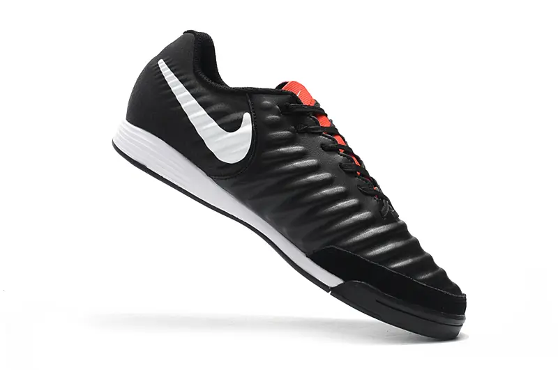Nike Tiempo Ligera IV IC - Black/Charcoal Black/Crimson Red