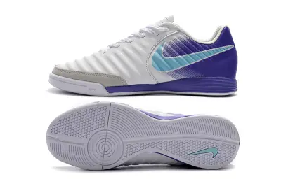 Nike Tiempo Ligera IV IC - White/Light Blue/Purple