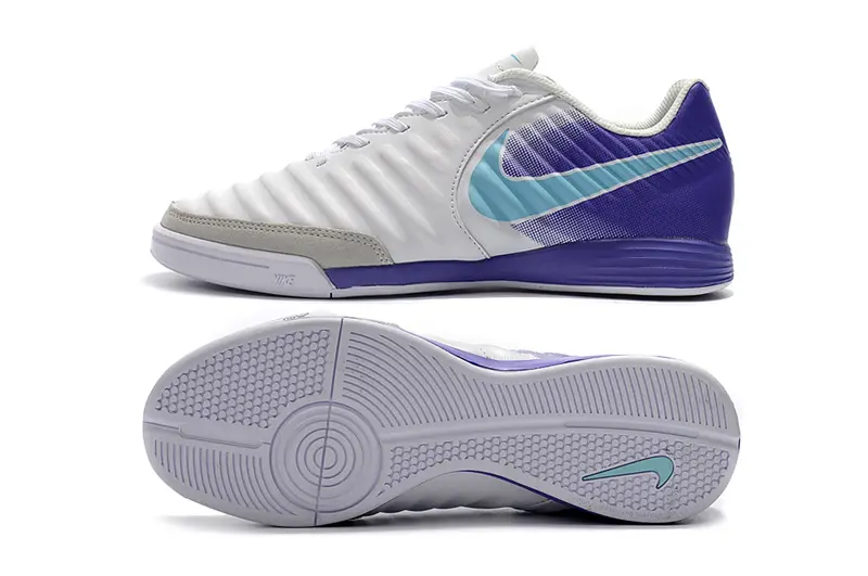 Nike Tiempo Ligera IV IC - White/Light Blue/Purple
