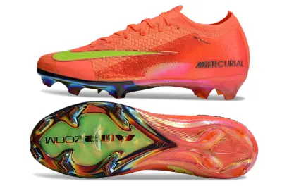 Nike Air Zoom Mercurial Vapor 16 Elite FG - Orange/Electric Lime/Metallic Blue