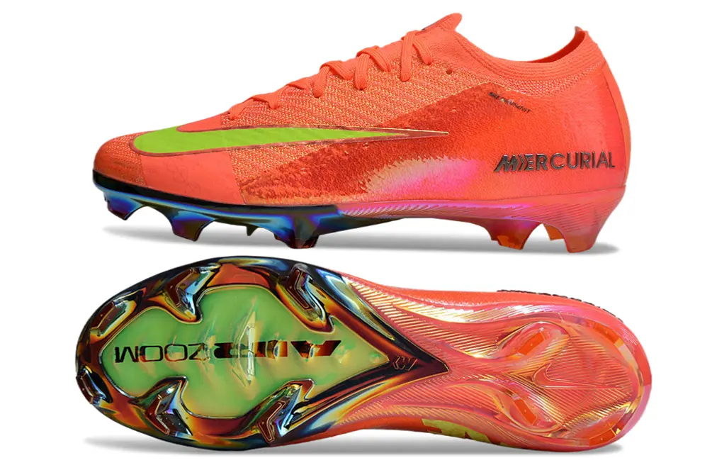 Nike Air Zoom Mercurial Vapor 16 Elite FG - Orange/Electric Lime/Metallic Blue