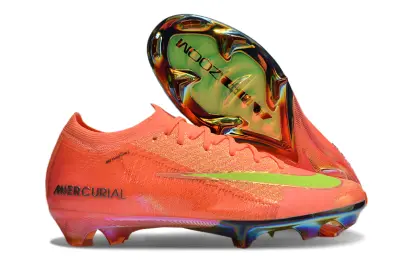 Nike Air Zoom Mercurial Vapor 16 Elite FG - Orange/Electric Lime/Metallic Blue