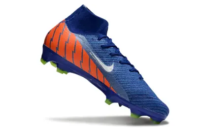Nike Air Zoom Mercurial Superfly 10 Elite FG - Blue/Electric Orange/Neon Green