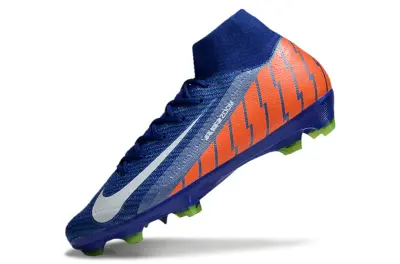 Nike Air Zoom Mercurial Superfly 10 Elite FG - Blue/Electric Orange/Neon Green