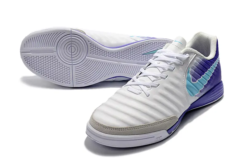Nike Tiempo Ligera IV IC - White/Light Blue/Purple