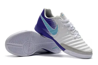 Nike Tiempo Ligera IV IC - White/Light Blue/Purple