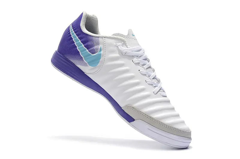 Nike Tiempo Ligera IV IC - White/Light Blue/Purple