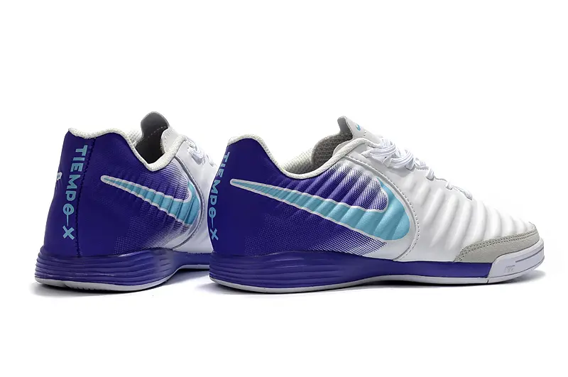 Nike Tiempo Ligera IV IC - White/Light Blue/Purple