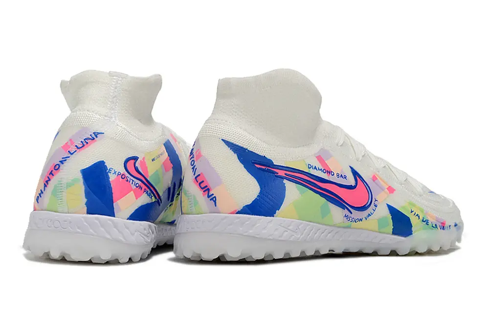 Nike Phantom Luna 2 Elite TF - White/Blue Surge/Neon Splash
