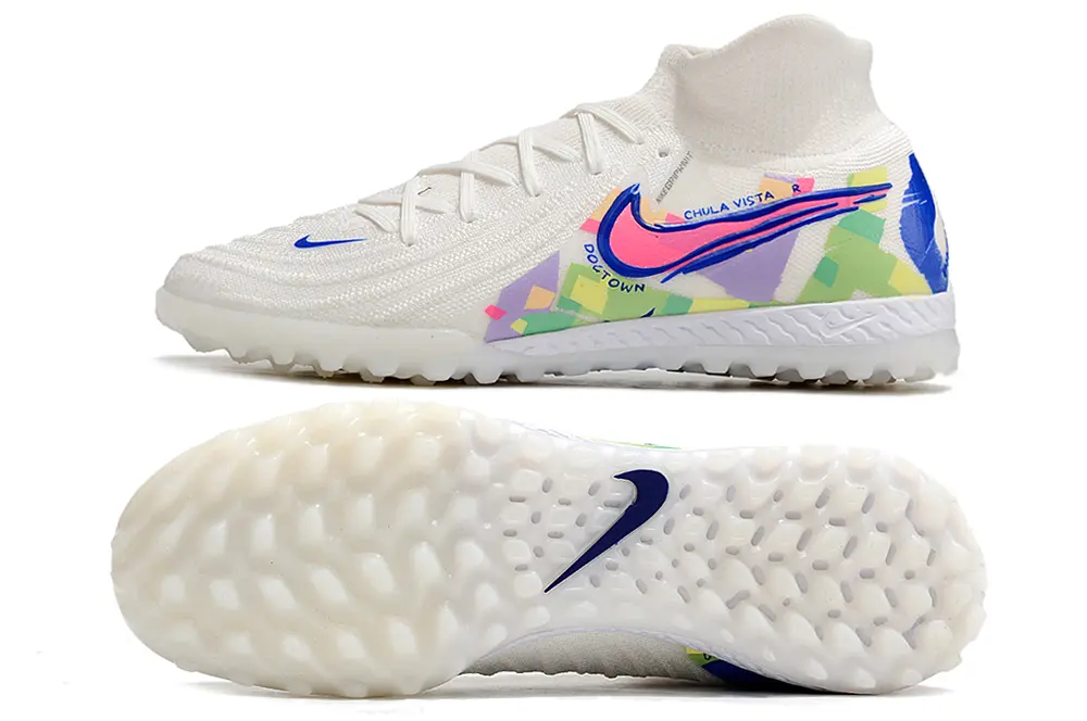 Nike Phantom Luna 2 Elite TF - White/Vibrant Pink/Graphite Blue