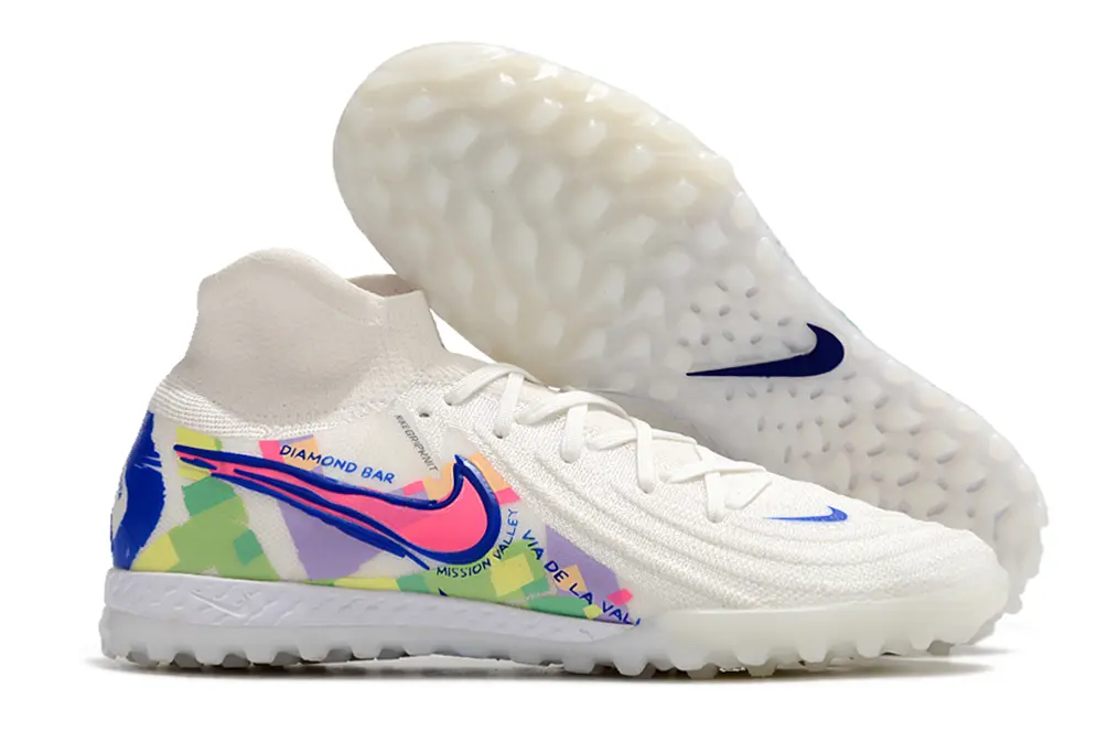 Nike Phantom Luna 2 Elite TF - White/Vibrant Pink/Graphite Blue