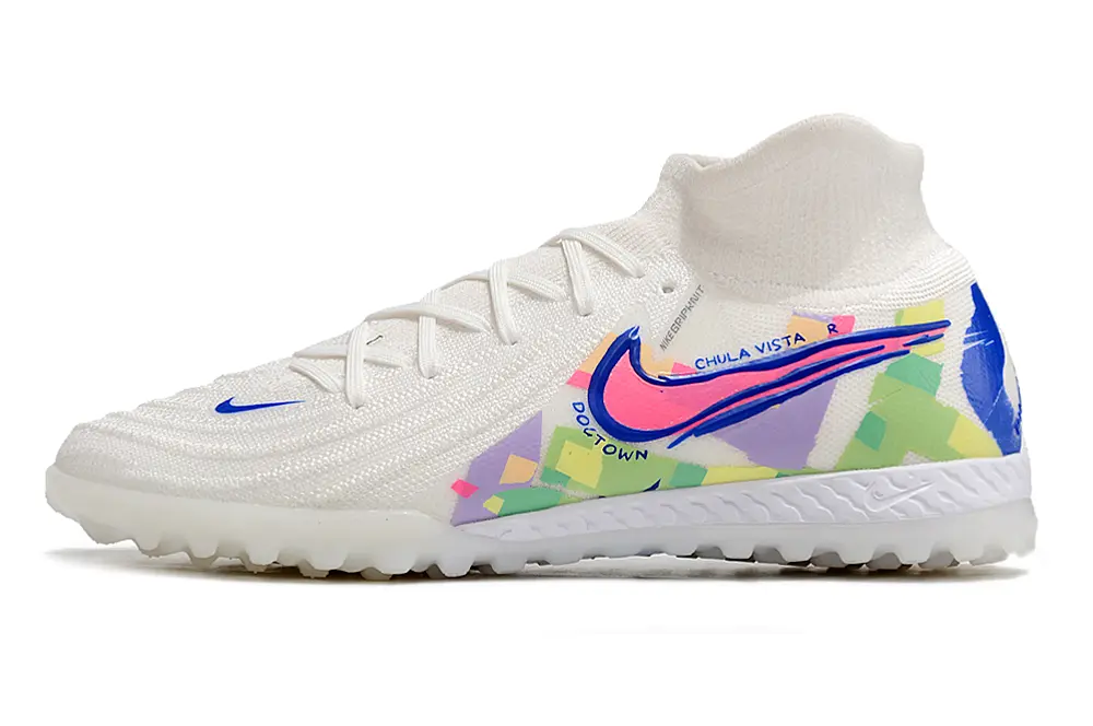 Nike Phantom Luna 2 Elite TF - White/Vibrant Pink/Graphite Blue