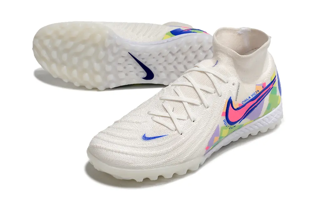 Nike Phantom Luna 2 Elite TF - White/Vibrant Pink/Graphite Blue