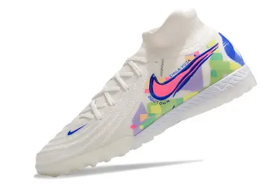 Nike Phantom Luna 2 Elite TF - White/Vibrant Pink/Graphite Blue