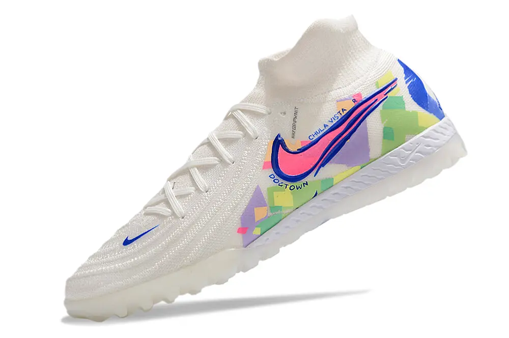 Nike Phantom Luna 2 Elite TF - White/Vibrant Pink/Graphite Blue