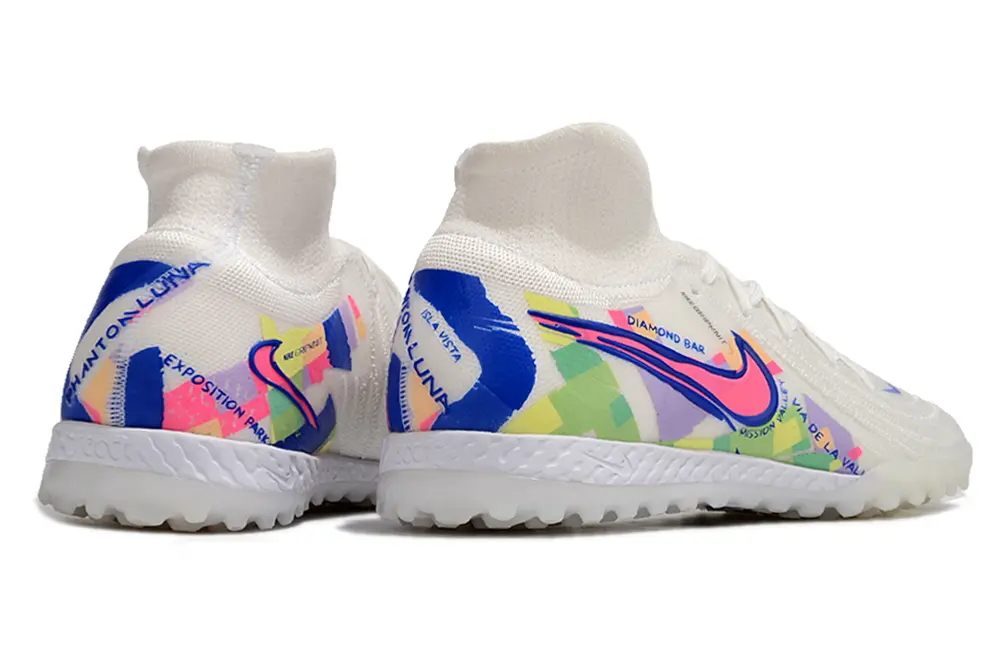 Nike Phantom Luna 2 Elite TF - White/Vibrant Pink/Graphite Blue