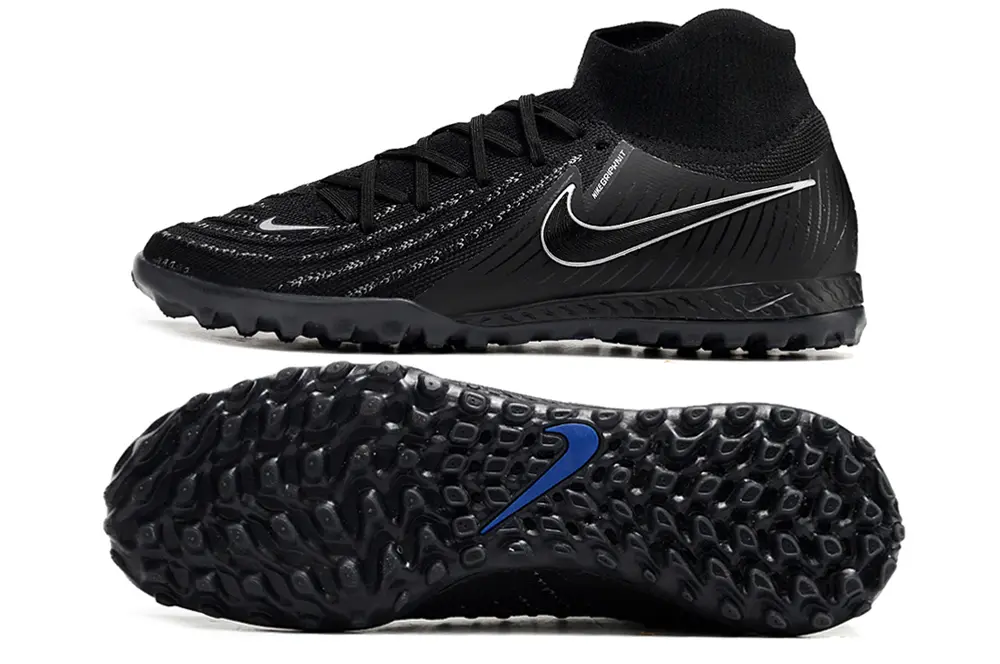 Nike Phantom Luna 2 Elite TF - Black/Midnight Black/Metallic Silver