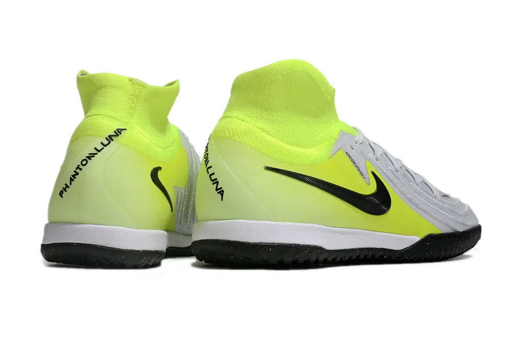 Nike Phantom Luna Elite IC - Gray/Lime Burst/Black Night
