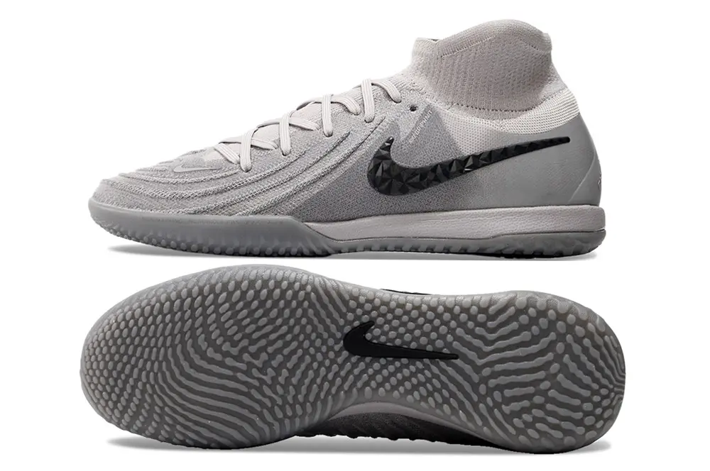 Nike Phantom Luna Elite IC - Gray/Cloudy Gray/Charcoal Black