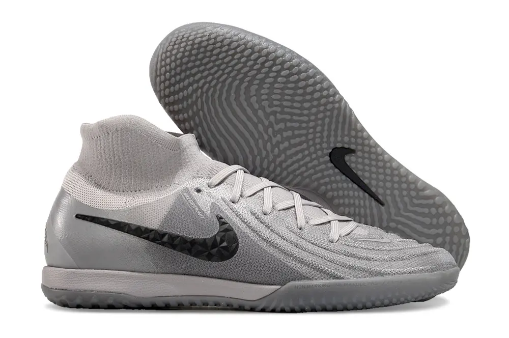 Nike Phantom Luna Elite IC - Gray/Cloudy Gray/Charcoal Black