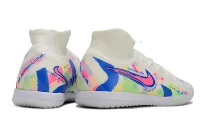 Nike Phantom Luna Elite IC - White/Neon Blue/Pastel Multicolor