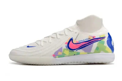 Nike Phantom Luna Elite IC - White/Vibrant Blue/Neon Green